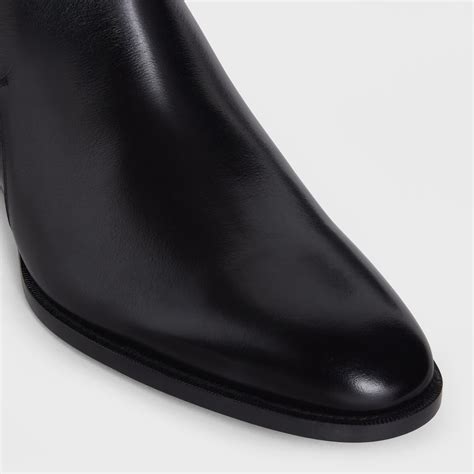 CELINE DRUGSTORE JODHPUR BOOT in Shiny calfskin